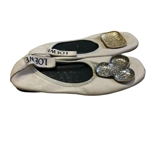 Loewe leather ballet flats Medallion Share - Picture 4 of 10
